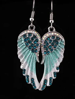 Discount Women's Earrings Fashion Outdoor Wings Earring Women Trendy Jewelry