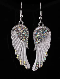 Discount Women's Earrings Fashion Outdoor Wings Earring Women Trendy Jewelry