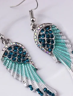Discount Women's Earrings Fashion Outdoor Wings Earring Women Trendy Jewelry