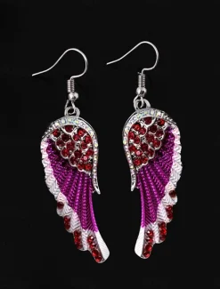 Discount Women's Earrings Fashion Outdoor Wings Earring Women Trendy Jewelry