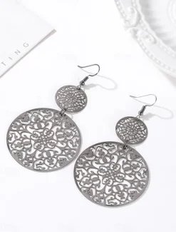 Outlet Women's Earrings Fashion Outdoor Floral Earring Women Trendy Jewelry