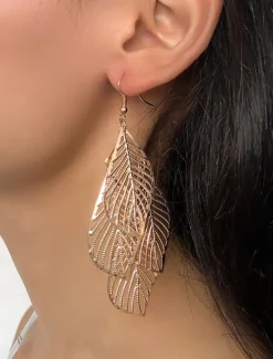 Women's Earrings Fashion Outdoor Leaf Earring Women Trendy Jewelry