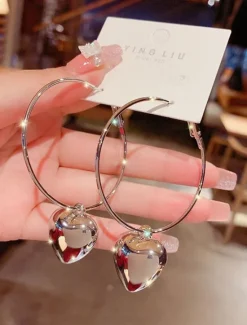 Best Women's Earrings Fashion Outdoor Heart Earring Women Trendy Jewelry