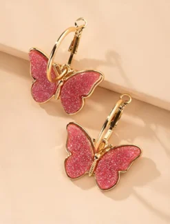 Online Women's Earrings Fashion Outdoor Butterfly Earring Women Trendy Jewelry