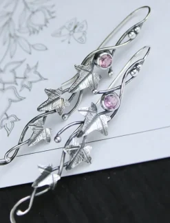 Discount Women's Earrings Fashion Outdoor Leaf Earring Women Trendy Jewelry