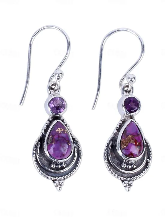 Online Women's Earrings Vintage Outdoor Geometry Earring Women Trendy Jewelry