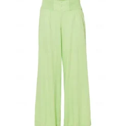 Clearance Women's EU / US Size Cotton Linen Pants Straight Casual / Sporty Full Length Natural Plain Pocket Breathable Inelastic Vacation Apple Green Light Coffee Dark Chocolate Spring & Fall Loose Fit Women Pants