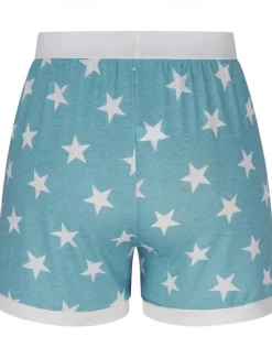 New Women's EU / US Size Pajamas Track Pants Baggy Shorts Athleisure Athletic Short Medium Waist Star Pocket Printing Basic Outdoor Comfortable Sports Micro-elastic Casual Sports claret Spring Grass Women Shorts