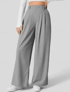 New Women's EU / US Size Pants Trousers Casual / Sporty Full Length Natural Comfortable Micro-elastic Wine Amethyst Depression Green Almond Spring, Fall, Winter, Summer Women Pants