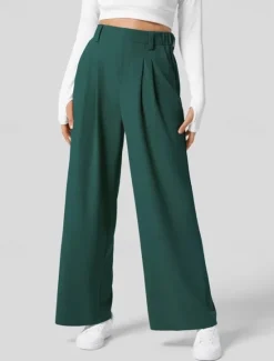 New Women's EU / US Size Pants Trousers Casual / Sporty Full Length Natural Comfortable Micro-elastic Wine Amethyst Depression Green Almond Spring, Fall, Winter, Summer Women Pants
