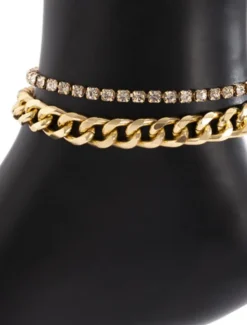 Clearance Women's Fashion Outdoor Geometry Anklet Women Trendy Jewelry