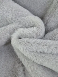 Discount Women's Faux Fur Coat Warm Breathable Pocket Fleece Lined Casual Plain Vacation Street Daily Wear Going out Single Breasted Regular Turndown Regular Fit Long Sleeve Outerwear Khaki Gray Fall Winter Women Puffers & Parka|Furs & Leathers