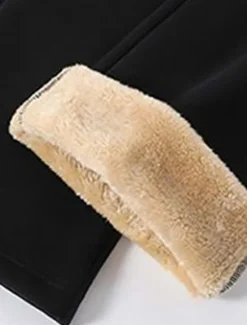 Discount Women's Fleece Pants Sweatpants Pants Trousers Full Length Fashion Streetwear Street Daily Black Grey M L Winter Women Pants