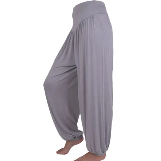 Best Women's Harem Pants Breathable Quick Dry Moisture Wicking Zumba Belly Dance Yoga Bloomers Bottoms Light Purple White Black Modal Spandex Plus Size Sports Activewear High Elasticity Loose Fit Women Pants