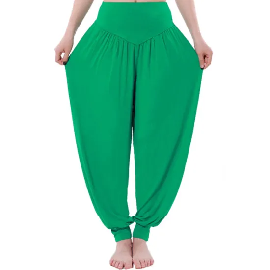 Best Women's Harem Pants Breathable Quick Dry Moisture Wicking Zumba Belly Dance Yoga Bloomers Bottoms Light Purple White Black Modal Spandex Plus Size Sports Activewear High Elasticity Loose Fit Women Pants
