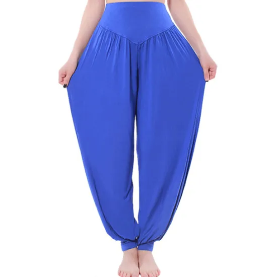 Best Women's Harem Pants Breathable Quick Dry Moisture Wicking Zumba Belly Dance Yoga Bloomers Bottoms Light Purple White Black Modal Spandex Plus Size Sports Activewear High Elasticity Loose Fit Women Pants