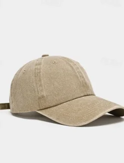 Hot Women's Hat Baseball Cap Portable Sun Protection Breathable Street Daily Weekend Pure Color Pure Color Women Hats