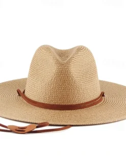 Women's Hat Straw Hat Sun Hat Portable Sun Protection Breathable Street Daily Weekend Pure Color Pure Color Women Hats