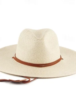 Women's Hat Straw Hat Sun Hat Portable Sun Protection Breathable Street Daily Weekend Pure Color Pure Color Women Hats