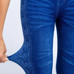 Online Women's High Waist Floral Fashion Comfy Tummy Control Butt Lift High Elasticity Athletic Athleisure Black Blue Summer Spring Fall Skinny Women Leggings