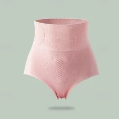 Sale Women's High Waisted Hip Lift Up Solid / Plain Color Undergarments Regular Spring, Fall, Winter, Summer Light Purple Big red Green Black Pink Women Lingerie