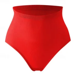 Sale Women's High Waisted Hip Lift Up Solid / Plain Color Undergarments Regular Spring, Fall, Winter, Summer Light Purple Big red Green Black Pink Women Lingerie
