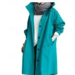 Best Women's Hiking Jacket Hiking Windbreaker Winter Outdoor Windproof Breathable Quick Dry Lightweight Outerwear Coat Top Climbing Camping / Hiking / Caving Traveling Lake blue Black Pink Army Green Red Women Coats & Trench Coats
