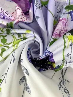 Hot Women's Hooded Sweatshirt Jacket Long Sleeve Zip Up Hoodie With Pocket Lightweight Casual Micro-elastic Oversized Floral Vintage Sports Streetwear Drawstring Front Pocket Blue Green Violet Fall Women Hoodies & Sweatshirts