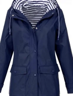 New Women's Hoodie Jacket Comfortable Breathable Zipper Pocket Casual Plain Outdoor Vacation Street Casual Zipper Regular Hooded Regular Fit Long Sleeve Outerwear Black White Yellow Spring Fall Women Coats & Trench Coats