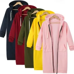 Clearance Women's Hoodie Jacket Hiking Jacket Hiking Windbreaker Winter Outdoor Thermal Warm Windproof Breathable Soft Outerwear Winter Jacket Full Length Hidden Zipper Fishing Camping / Hiking / Caving Women Jackets