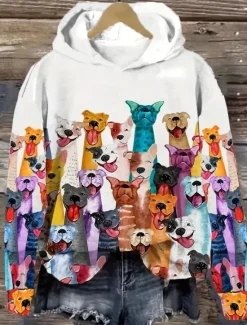 New Women's Hoodie Pullover Sweatshirt Oversized Long Sleeve Casual Graphic Floral Warm Active Hooded Regular Tops Street Dailywear Print Spring Fall Winter Women Women's Tops