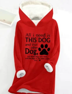 Clearance Women's Hoodie Sweatshirt Pullover Sherpa Letter Casual Sports Print Warm Fuzzy Comfrt Hoodie Long Sleeve Top Micro-elastic Fall & Winter Comfrt Breathable Soft Fabric Women Hoodies & Sweatshirts
