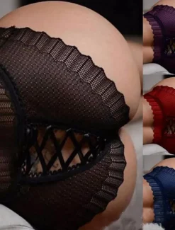 Outlet Women's Hot Pants Shapewear Lace Lace Solid Colored Short Black Home Outfits Women Lingerie