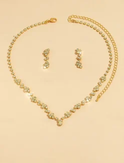 Hot Women's Jewelry Sets Elegant Street Floral Necklaces Women Trendy Jewelry