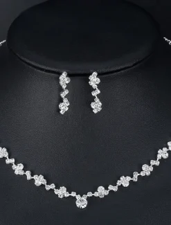 Hot Women's Jewelry Sets Elegant Street Floral Necklaces Women Trendy Jewelry