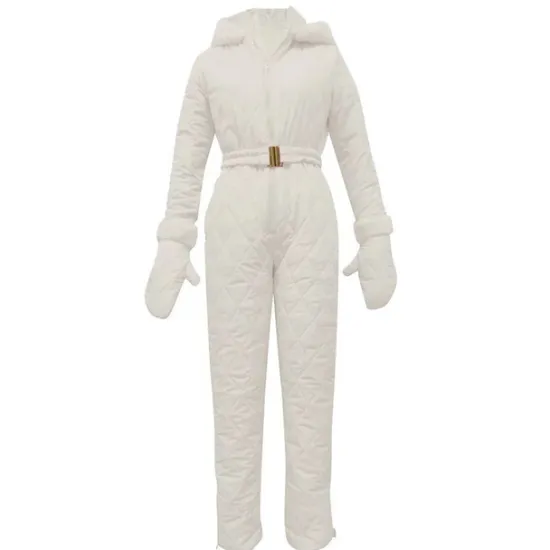 Clearance Women's Jumpsuit Ski Suit Outdoor Winter Thermal Warm Windproof Hooded Windbreaker Snow Suit for Skiing Camping / Hiking Snowboarding Ski Women Puffers & Parka