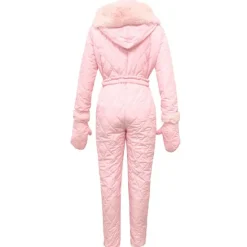 Clearance Women's Jumpsuit Ski Suit Outdoor Winter Thermal Warm Windproof Hooded Windbreaker Snow Suit for Skiing Camping / Hiking Snowboarding Ski Women Puffers & Parka