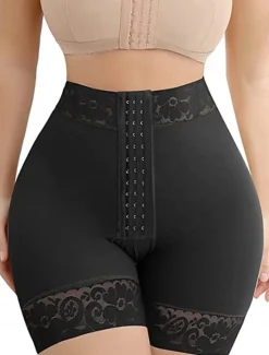 Outlet Women's Lace Body Shaper for Women Butt Lifting Shapewear Tummy Control Panties with Hook Closure Home Outfits Women Shapewear