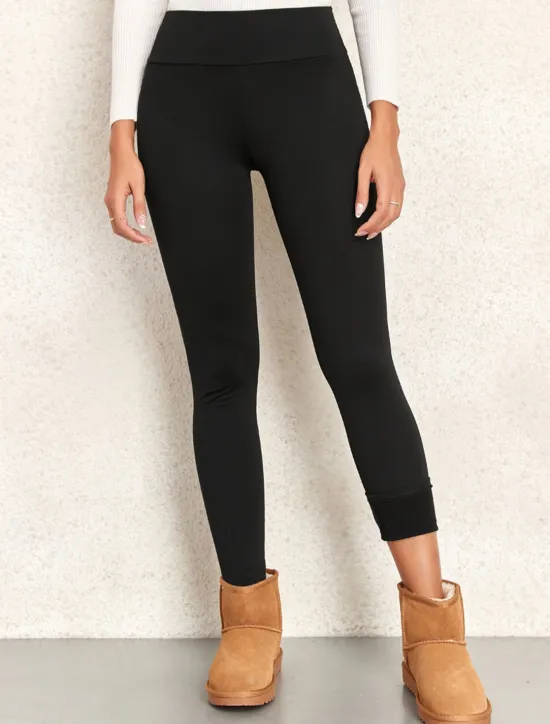 Discount Women's Leggings Active Simple Full Length High Waist Plain High Cut Soft Comfortable Micro-elastic Outdoor Yoga Street Fall Winter Regular Fit Women Leggings