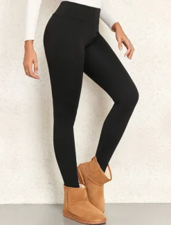 Discount Women's Leggings Active Simple Full Length High Waist Plain High Cut Soft Comfortable Micro-elastic Outdoor Yoga Street Fall Winter Regular Fit Women Leggings
