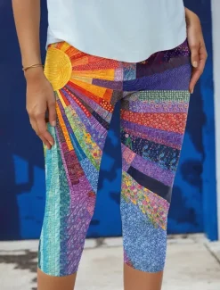 Outlet Women's Leggings Capri Pants High Elasticity Vacation Vintage Fashion Calf-Length High Waist Floral Graphic Printing Thermal Warm Breathable Soft Stretchy Formal Outdoor Vacation Women Leggings