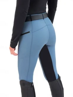 Best Women's Leggings Fashion Athletic Full Length High Waist Plain Comfy Soft Comfortable High Elasticity Outdoor Vacation Street Navy Black White Sky Blue Summer Spring Slim Fit Women Leggings