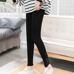 Hot Women's Leggings Solid Colored Black White Fashion Ankle-Length Casual Daily Women Leggings