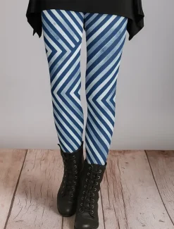 New Women's Leggings Vacation Vintage Ethnic Style Ankle-Length High Waist Graphic Leopard Abstract 3D Print Quick Dry Breathability Soft Stretchy Outdoor Home Causal Blue Purple Brown Fall Regular Fit Women Women's Sweatpants & Joggers|Leggings