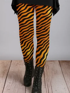 New Women's Leggings Vacation Vintage Ethnic Style Ankle-Length High Waist Graphic Leopard Abstract 3D Print Quick Dry Breathability Soft Stretchy Outdoor Home Causal Blue Purple Brown Fall Regular Fit Women Women's Sweatpants & Joggers|Leggings