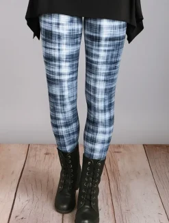 Outlet Women's Leggings Vacation Vintage Ethnic Style Ankle-Length High Waist Graphic Plaid 3D Print Quick Dry Breathability Soft Stretchy Outdoor Home Causal Black Red Blue Brown Fall Winter Regular Fit Women Leggings|Women's Sweatpants & Joggers