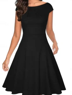 Hot Women's Long Dress Maxi Dress Casual Dress Maxi Dress A Line Dress Basic Casual Vacation Party Work Regular Fit Plain Sleeveless Crew Neck Black Wine Red Summer Spring Women Cocktail Dress