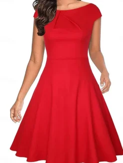 Hot Women's Long Dress Maxi Dress Casual Dress Maxi Dress A Line Dress Basic Casual Vacation Party Work Regular Fit Plain Sleeveless Crew Neck Black Wine Red Summer Spring Women Cocktail Dress
