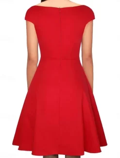 Hot Women's Long Dress Maxi Dress Casual Dress Maxi Dress A Line Dress Basic Casual Vacation Party Work Regular Fit Plain Sleeveless Crew Neck Black Wine Red Summer Spring Women Cocktail Dress