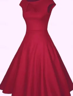 Hot Women's Long Dress Maxi Dress Casual Dress Maxi Dress A Line Dress Basic Casual Vacation Party Work Regular Fit Plain Sleeveless Crew Neck Black Wine Red Summer Spring Women Cocktail Dress